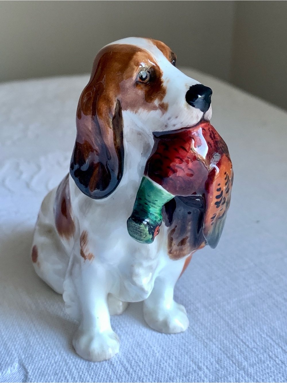 Royal Doulton Cocker And Pheasant Bone China Figurine